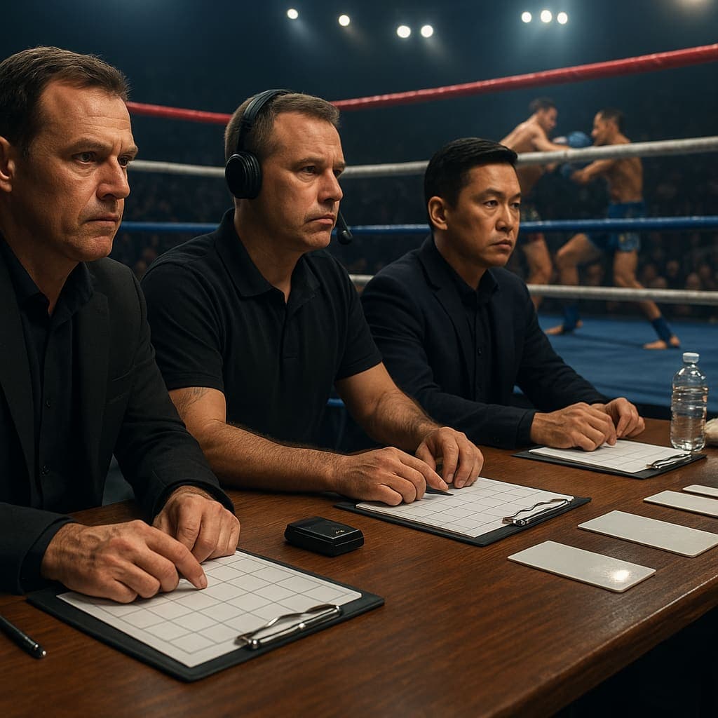 How Muay Thai Scoring Actually Works